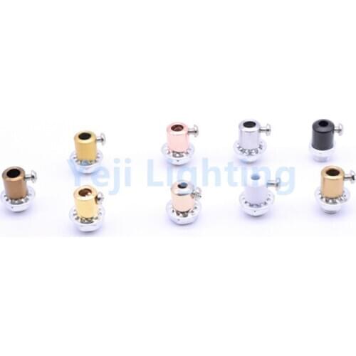 Iron cable clip Iron wire grip with M10 thread lamp tooth tube Wire Cord metal cable grand for led Pendant Light retro lamp base