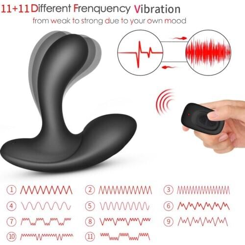 11+11 Modes Soft Silicone USB Male Anal Beads Vibrator Prostate Massager Anal Sex Toy for Men Vibrating Erotic Toys Sex Shop