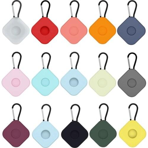 2021 For Apple Airtag Case Soft Silicone Protective Sleeve Cover Keychain Airtags-tracker Silicone Case For Airtags Accessories