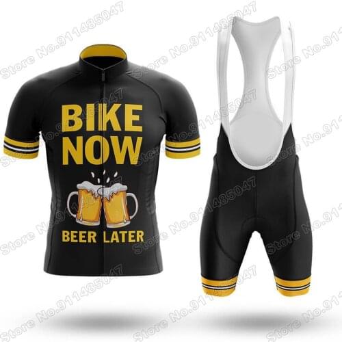 2021 Bike Now Mens Cycling Jersey Set Summer Clothing Road Bike Shirts Suit Bicycle Bib Shorts MTB Wear Maillot Ropa