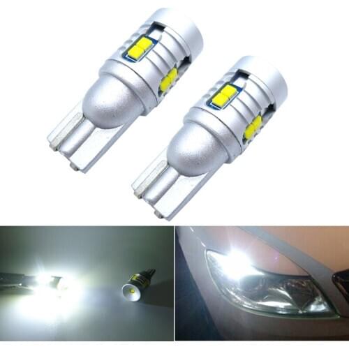 2x Canbus LED T10 W5W Clearance Parking Light Wedge Light For Ford Focus 1 2 3 Fiesta Mondeo Ecosport Kuga F-150