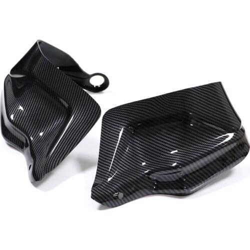 2x Motorcycle Carbon Fiber Handguards Hand Guards Windshield Protector For BMW R1200GS R1250GS F750GS F850GS S1000XR