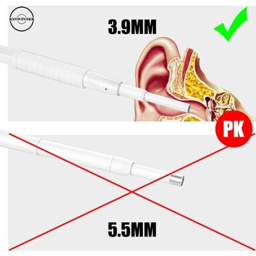 3.9mm Endoscope Camera In Ear Cleaning USB Visual Ear Spoon Mini Camera Android PC Lug pick Otoscope Borescope Type-cМини камера
