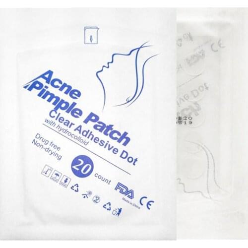 40pcs Hydrocolloid Acne Invisible Pimple Master Patch Skin Tag Removal Patch Pimple Blackhead Blemish Removers Care Tool