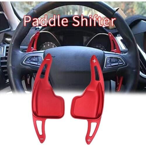 Aluminum Steering Wheel Paddle Shifter Gear Shift Shifter Extension for BMW F30 F31 F32 F10 F20 F22 F15 F16 X1 X3 X4 X5 X6 (Red