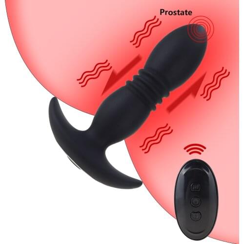 Anal Vibrator for Men Prostate Massager Wireless Remote Control Dildo Butt Plug Vibrator For Adult Masturbators Vibrator Sex Toy