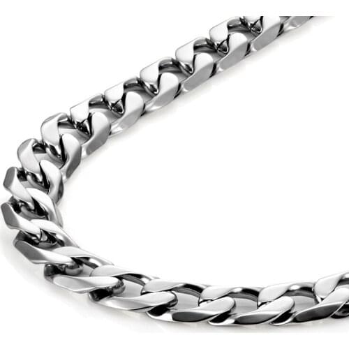 Long Chains Necklaces Mens Stainless Steel Long Necklace 2021 Jewelry on The Neck Hip Hop Necklace Gifts for Male Accessories