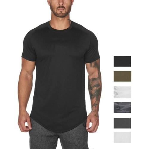 Mens T-shirt Camouflage Sports Short Sleeve Gym Slim Summer Breathable Running Shirt Fitness Top
