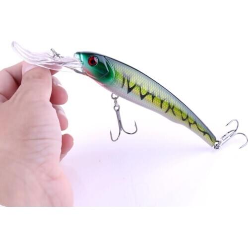 1PCS Hard Plastic Minnow Fishing Lure 29g/16.5cm Big Crankbait Artificial Bait Peche Bass Trolling Pike Carp lures Accessories