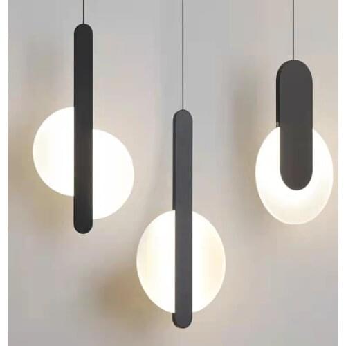 Postmodern Bedside Small Chandelier Simple Restaurant Exhibition Hall Bar Counter Coffee Shop Furniture Store Personalized Lamps