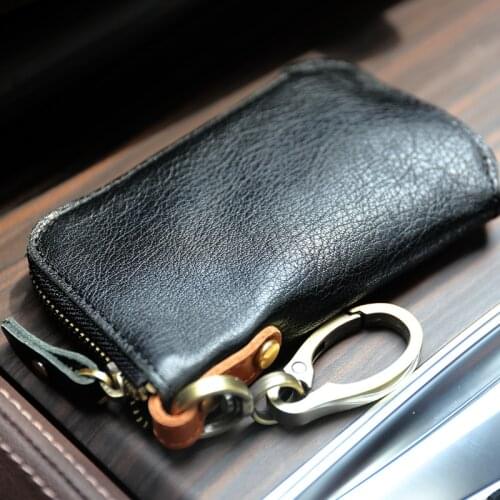 Mens leather Coin Purses Holders Fashion Key Wallet Fashion Key Holder