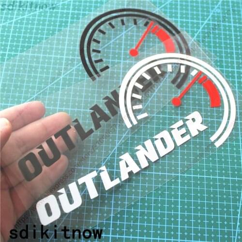 Car Dash borad Decal Sticker Styling Front Rear windshield Decoration For mitsubishi outlander 2018 2016 2017 2013 accessories