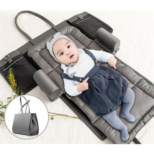 Portable Baby Crib Multi-Functional Nursery Travel Baby Bed Mummy Bag Folding Baby Sofa For Infant Toddler Baby Care Supplies