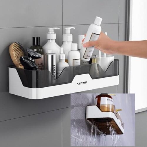 Bathroom Shelves Toilet Shampoo Rack Shower Wall Mount Shelves Kitchen Shelves Cosmetic Shelves Bathroom Accessories