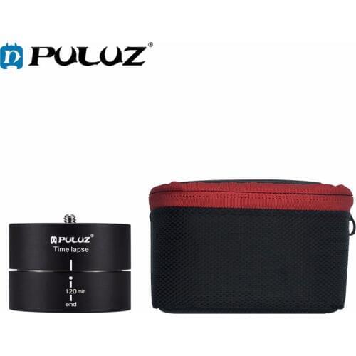 PULUZ Camera Time Lapse For GoPro Hero6 360 Degrees Panning Rotation 120 Minutes Smartphones Stabilizer TimeLapse For Go Pro