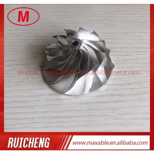 RHF5 reverse 49.50/63.80mm 11+0 blades Point milling,snake curve,performance milling/Billet compressor wheel