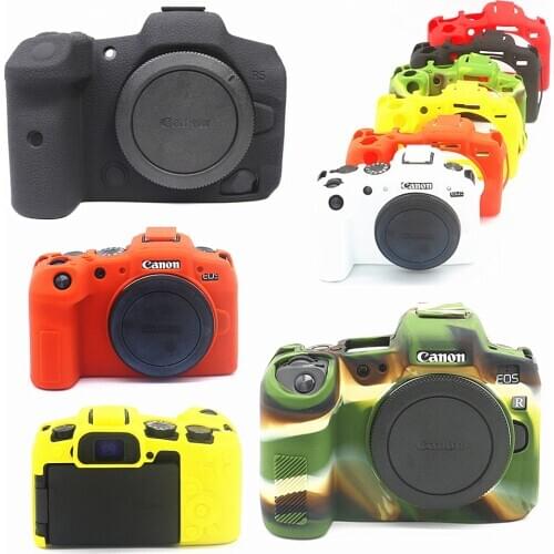 Silicone Armor Skin Case Camera Body Cover Protector for Canon EOS R6 R5 RP R Digital Cameras