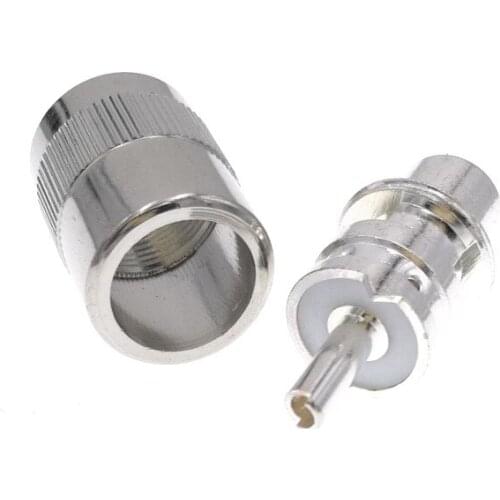 UHF PL259 Solder Male Plug For LMR195 RG58 RG400 RG142 Cable Coax Connector