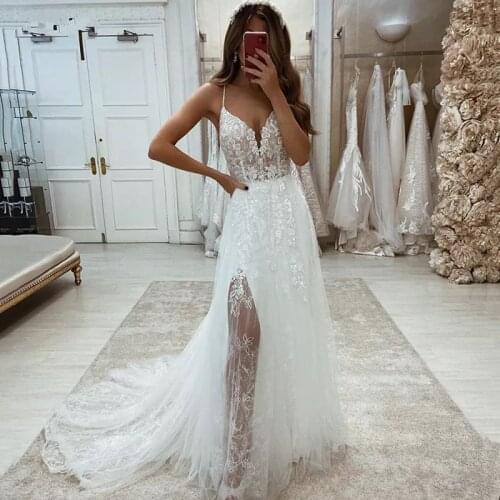 Vinca sunny Sleeveless Wedding Dresses