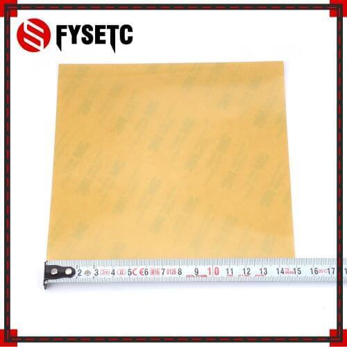 1pc 150*150*0.3mm Cold PEI Frosted 3D Print Build Surface Polyetherimide Cold PEI Sheet 0.3mm Thickness With 3M 468MP Adhesive