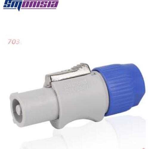 Smonisia 20pcs Aviation Power Plug Stage Light Beam Connector 20A LED Display Screen Socket