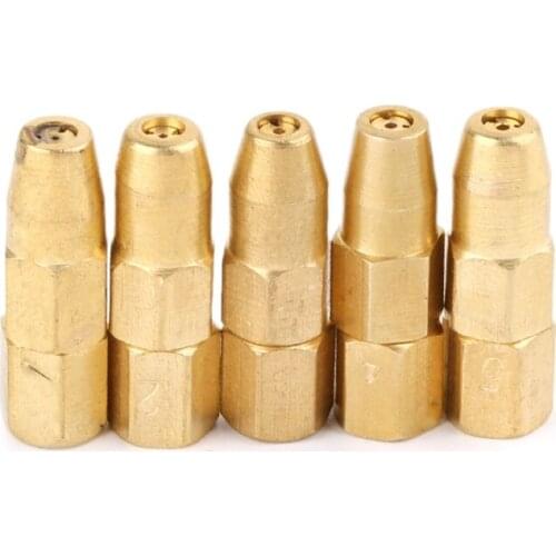 5pcs/set Propane Gas Welding Nozzle Tips H01-2 Holder Accessories 1# 2# 3# 4# 5# 16FA