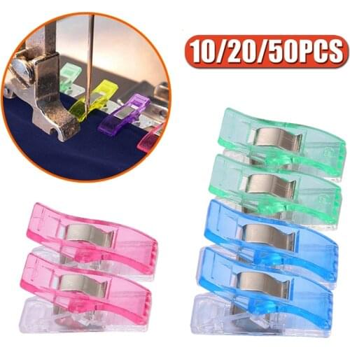 Sewing accessories Colorful Sewing Clips Plastic Clamps DIY CraftsSafety Plastic Clamps Fabric clip hemming clip sewing tools