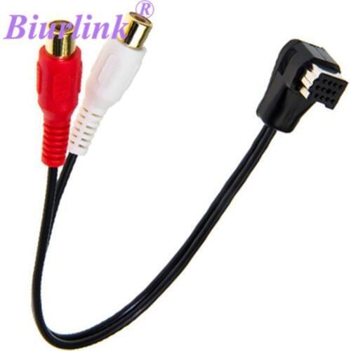 Car Radio Audio Input RCA Cable Adapter for Pioneer IP-Bus