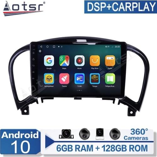 6+128G Android 10 For Nissan Juke 2011-2018 Car Multimedia Player Radio GPS Navigation Auto Stereo Recorder