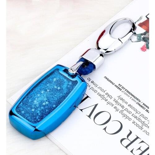 Quicksand TPU Car Key Case Cover For Kia Sorento Rio 5 Optima K5 K4 KX3 L260 Car Accessories