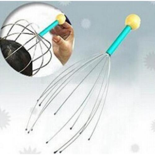 Health Care Tools Random Color Body Head Massage Device Relaxation Octopus Scalp Massager Instrument Scratcher Relieves Tension