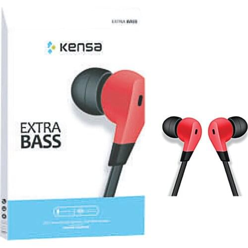 KA-167 Wired Headset Earbuds White In-Ear Earphone With Microphone Portable High-Quality Earphone