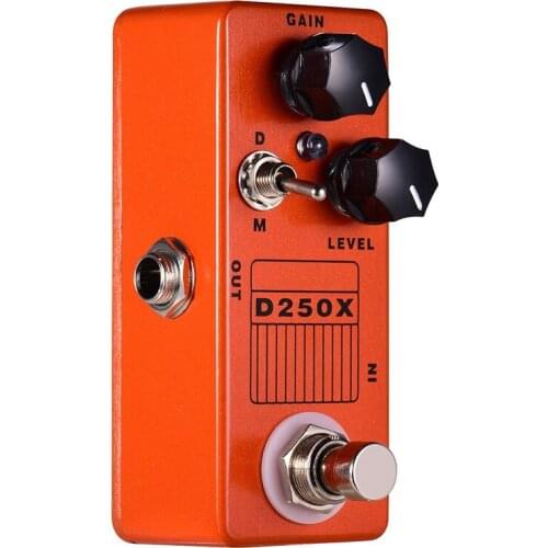 Quality Mosky D250X Mini Overdrive Preamp Guitar Effect Pedal with True Bypass Switch