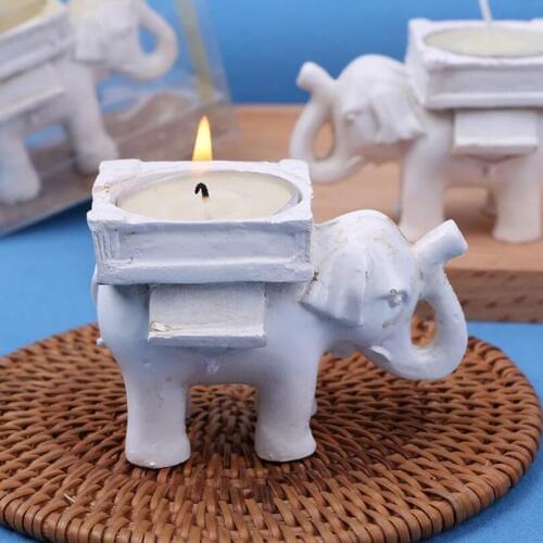 Lucky Elephant Candles Holder Tea Light Candles Holder Wedding Birthday gifts with tealight LX6309