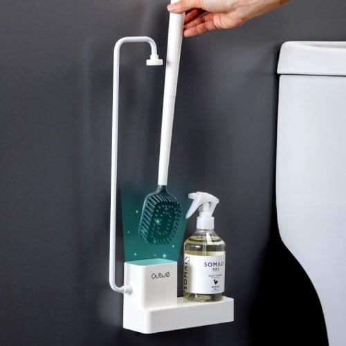 GURET Magnetic Cleaning Brush TPR Rubber Head Toilet Brush Quick Drain Cleaning Tools For Toilet Household Bathroom Accessories