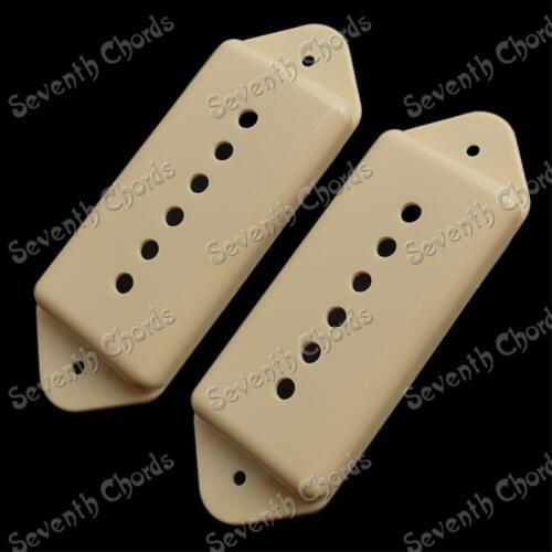 10 Pcs Cream P90 Style 6 String Pickup Covers Lid Shell Top For Electric Guitar accessories Parts Musical instrument