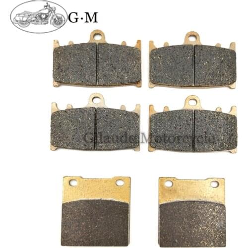 Motorcycle Front / Rear Brake Pads For Kawasaki ZZR1100 (ZX 1100 D1-D9) Ninja ZX-11 D 1993-2001 ZZR1200 ZX-12 C 2002-2004