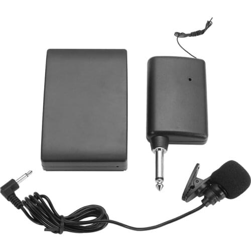 1pc WR601 Professional Wireless Microphone System Receiver Transmitter Lapel Clip On Microphone System Kit