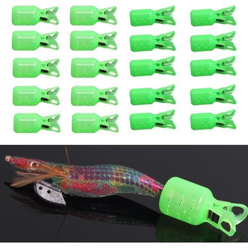 10 Pcs Octopus Squid Fishing Lures Jig Hook Covers Protector Shrimp Baits Safety Caps Umbrella Hooks Cover Pesca Tool 2 Sizes