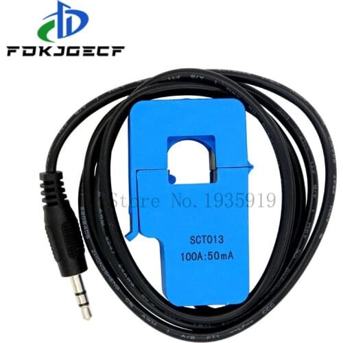 SCT-013-000 30A 50A 100A retractable current transformer SCT013000 AC current sensor Non-invasive Split Core