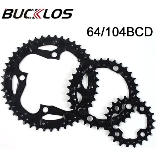 3*9S Bicycle Chainring 64BCD 104BCD Mountain Bike Chainring 22T 32T 44T Chainwheel Fit 27speed Crankset MTB Part