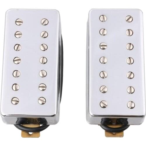 High Output Guitar Pickup Double Coil Humbucker Pickups Neck and Bridge Set White