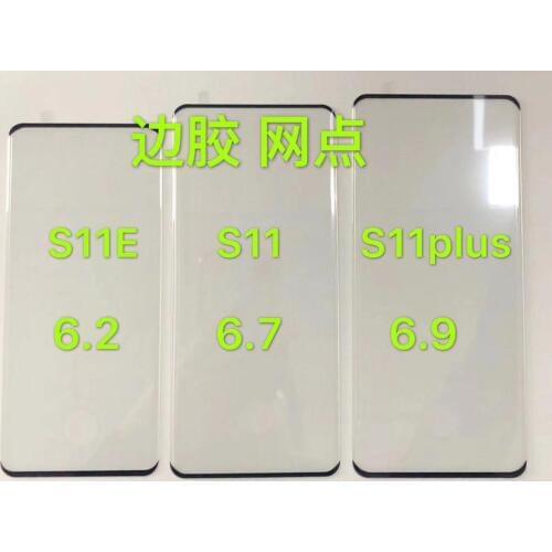 100PCS Full Curved Screen Tempered Glass For Samsung Galaxy S8 S9 S10 S11Plus S10E Protector For Galaxy Note 8 9 Protective Film