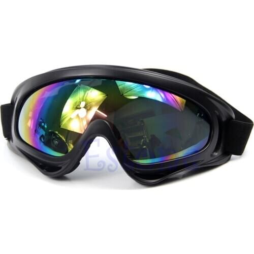 2017 Snowboard Dustproof Sunglasses Motorcycle Ski Goggles Lens Frame Glasses Paintball Outdoor Sports Windproof Eyewear Glasses