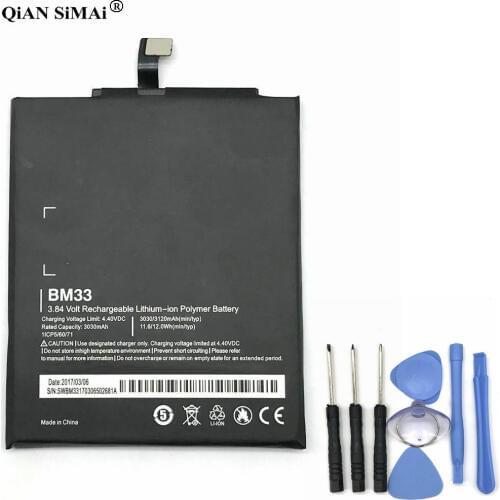 2019 New High Quality BM33 3030mAh battery & Repair Tools Replacement For Xiaomi MI4i Mi 4i phone