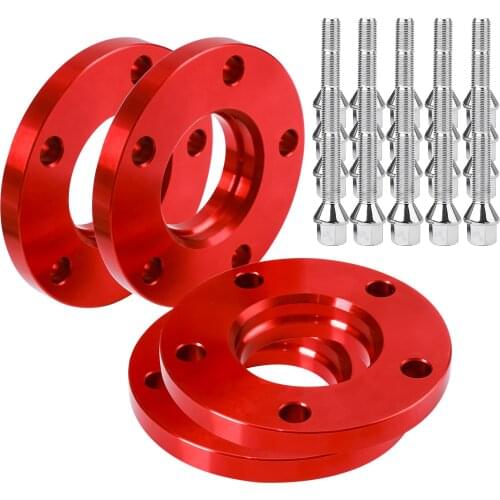 5x120 Staggered Wheel Spacers 15mm + 20mm W/ Extended Bolts For BMW E46 E90 E92