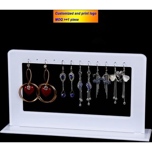 Acrylic Earring Display Earring Stand Earrings Ear Studs Jewelry Show Case Earring Organizer Jewellery Rack Earring Holder
