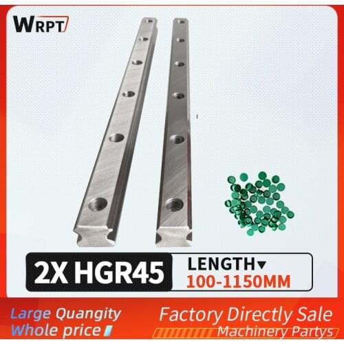 Free Shipping High Quality 100mm-1150mm HGR45 Square Linear Guideway Engraving HIWIN Slider Bracket CNC Engraving Machine