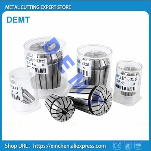 New 1PCS ER 40 ER40 AA grade 0.008mm Spring collet clamping tool drill chuck arbors for CNC milling lathe tool milling cutter