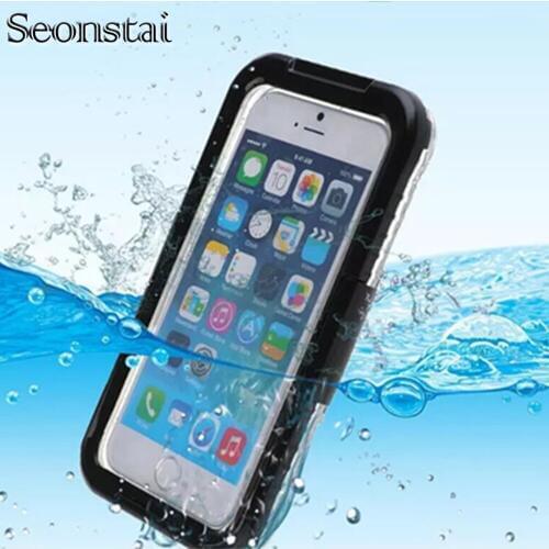 XS Max Waterproof Clear Case for iPhoneX XS XR Shockproof Swimming Diving Cover for iPhone 6 6s 7 8 Plus Xs Max Underwater Capa
